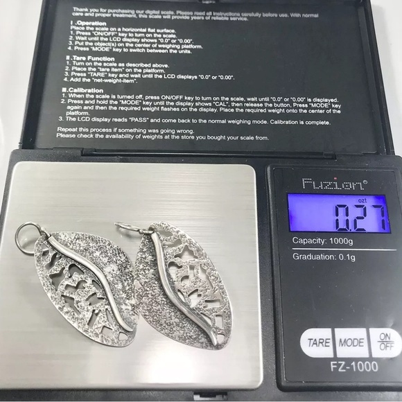 Silpada Leaf Sterling Silver Satin and Oxidized Earrings W1979 - Picture 13 of 13